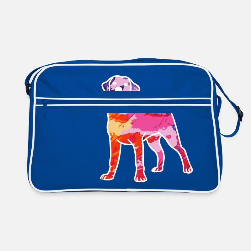 Rainbow Labrador Retriever dog gift Retro Bag