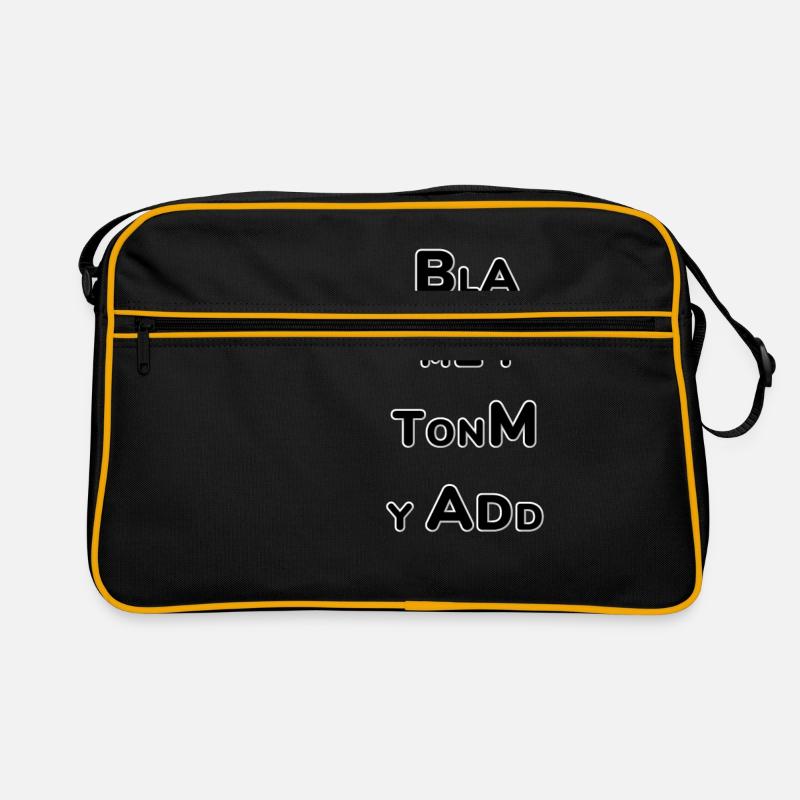 "Blame it sur mon ADD" design Sac Retro