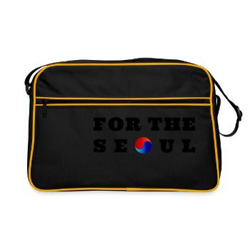 K-Pop for the Seoul - Sac Retro - noir/or - Devant