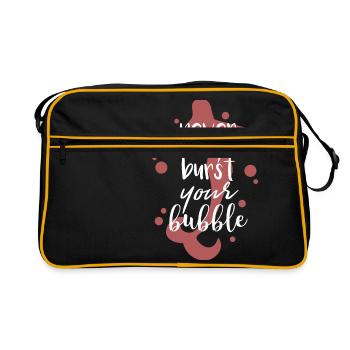 Sirène sirène - Sac Retro - noir/or - Devant