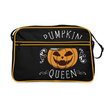 Couronne de costume citrouille d'Halloween - Sac Retro - noir/or - Devant