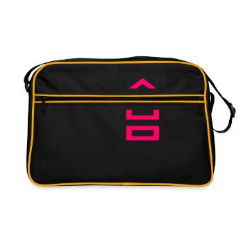 arrow - Retro Bag - black/gold - Front