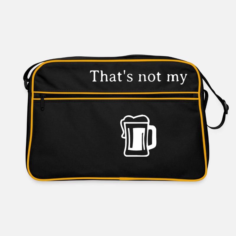 Das ist nicht mein Bier Retro Tasche