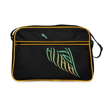 Allah Leaf Nature Harmony - Retro Bag - black/gold - Front
