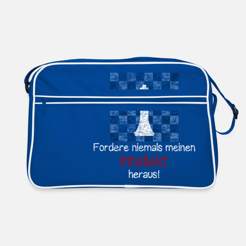 Chess - Never challenge my intellect! Retro Bag