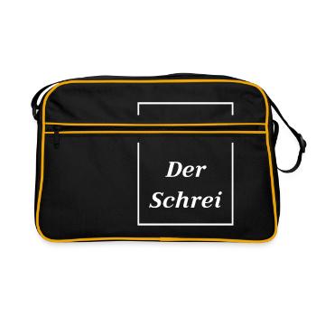 The Scream Munch Eduard Expressionnisme photo artistique - Sac Retro - noir/or - Devant