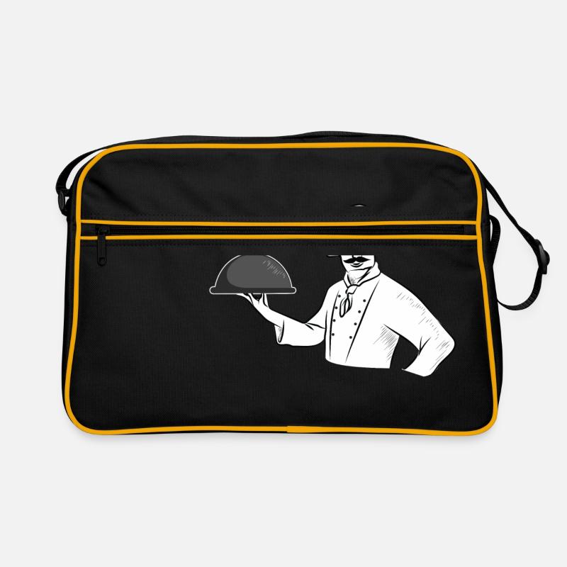 Koch kochen Küche Chefkoch Essen Geschenkidee Cool Retro Tasche