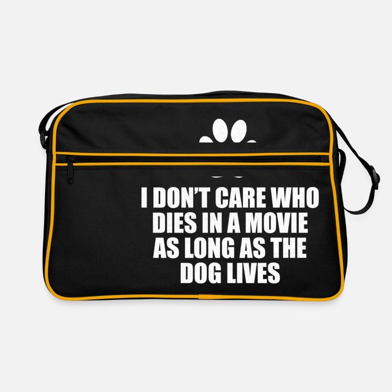 Hund Hunde lustige Sprüche Retro Tasche