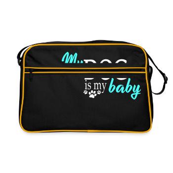 Chiens chiens - Sac Retro - noir/or - Devant