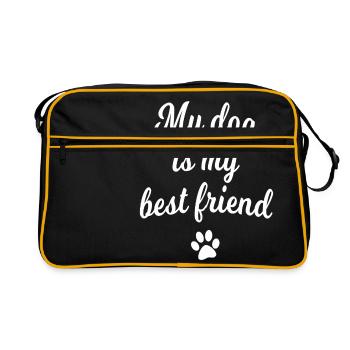 Chiens Sorts - Sac Retro - noir/or - Devant