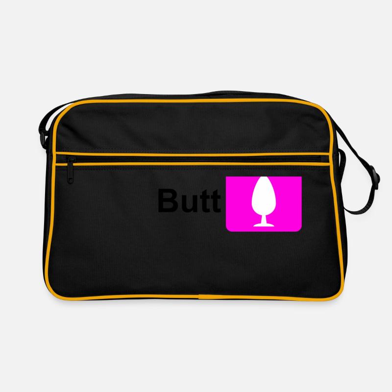 Butt Plug Icon Pink (for light background) Retro Bag