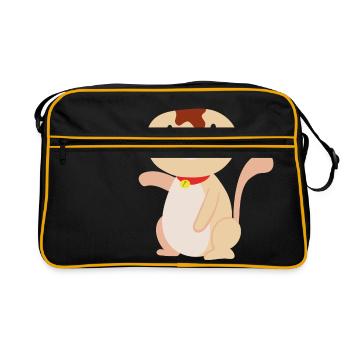 Chat chat - Sac Retro - noir/or - Devant
