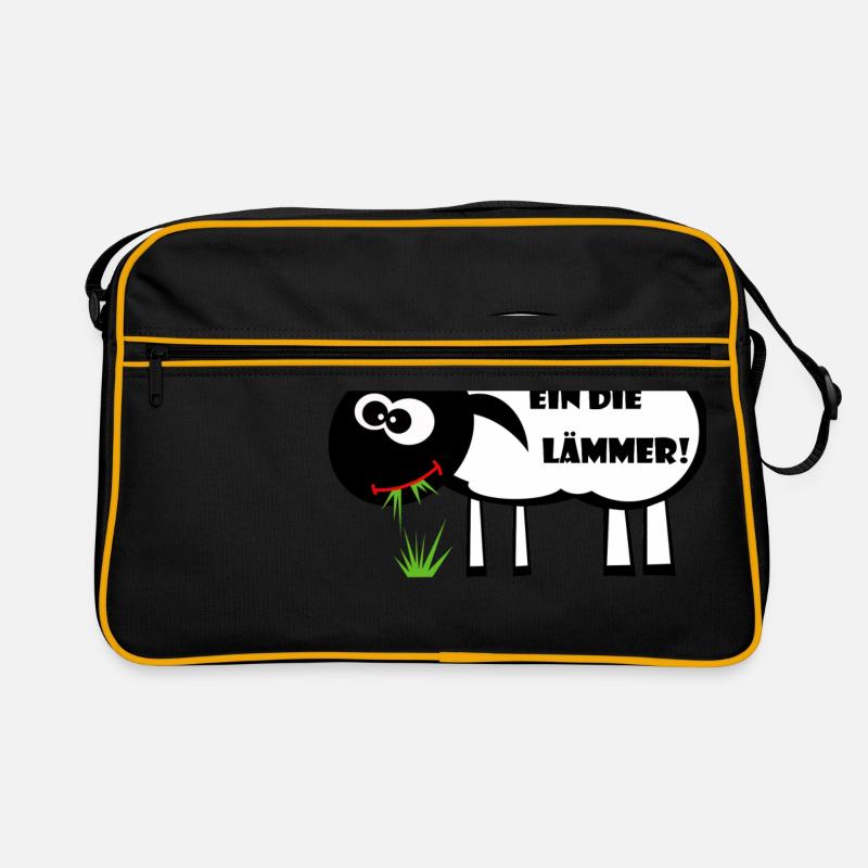 Es ist ein Dilemma! Lamm Geschenkidee Retro Tasche