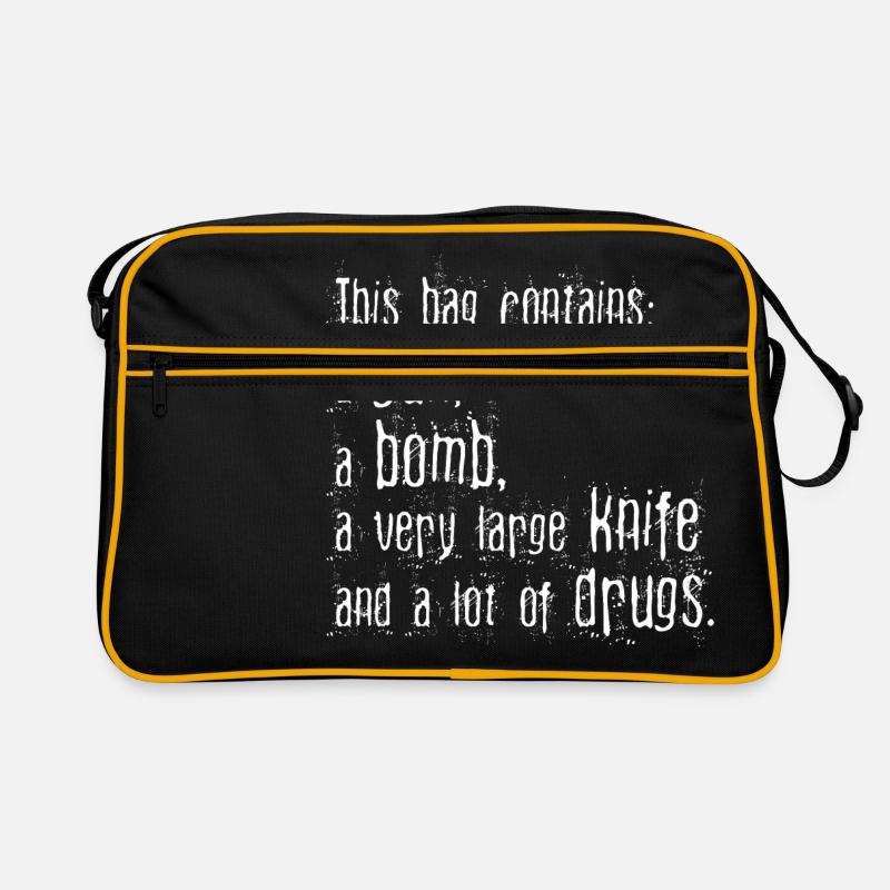 Beutel Lustige Witzige Coole Sprüche Retro Tasche