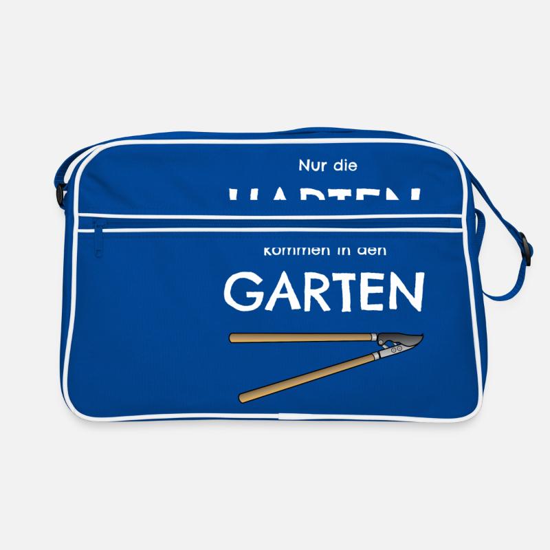 Gartenarbeit Heckenschere Garten Spruch Retro Tasche