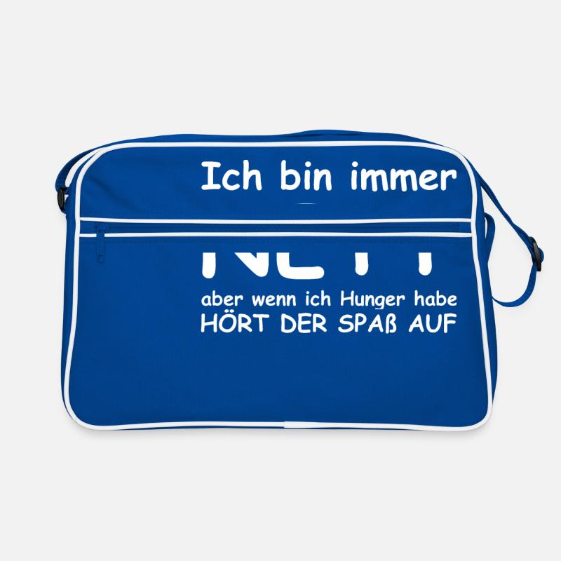 lustiger Spruch Retro Tasche