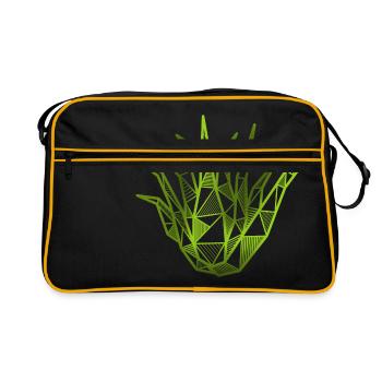 Aloe vera - Sac Retro - noir/or - Devant