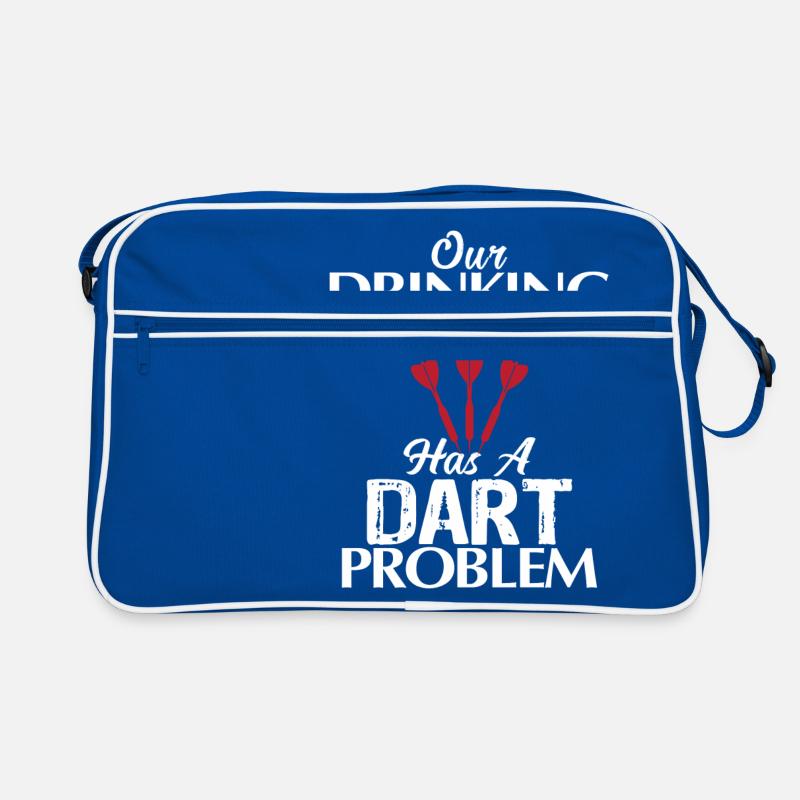 Our Drinking Club Has A dart Problem 01 Retro Bag