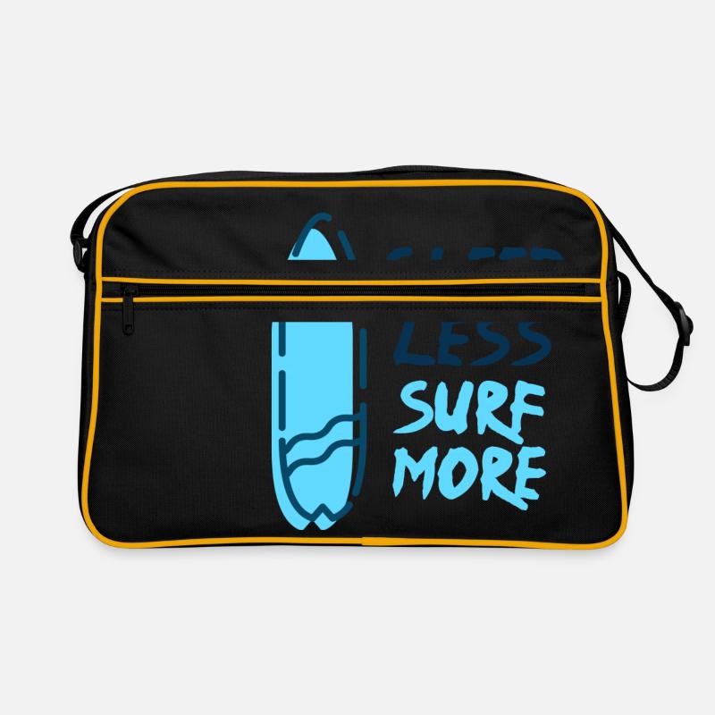 Surf - Sleep Less Surf Plus - Sac Retro - noir/or