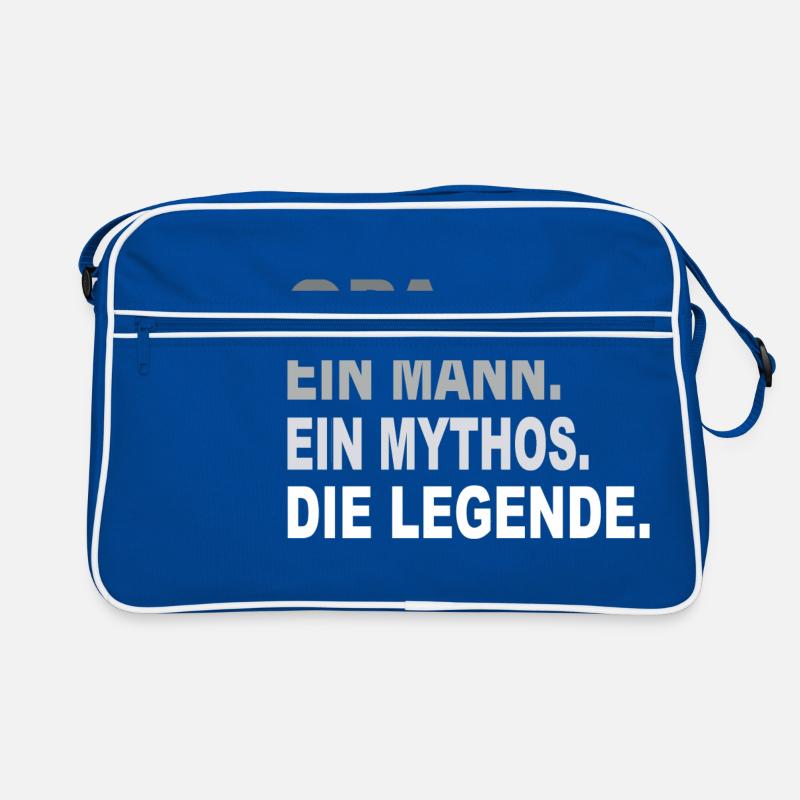 Opa - Ein Mann - Ein Mythos - Eine Legende Retro Tasche
