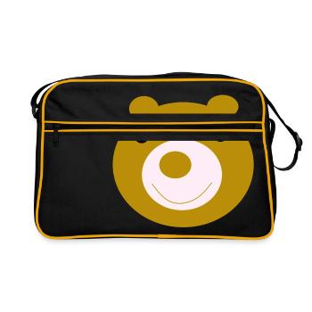Baer - Retro Bag - black/gold - Front