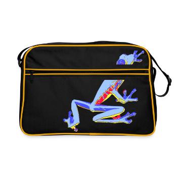 froggy - Retro Bag - black/gold - Front