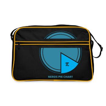 pi - Retro Bag - black/gold - Front
