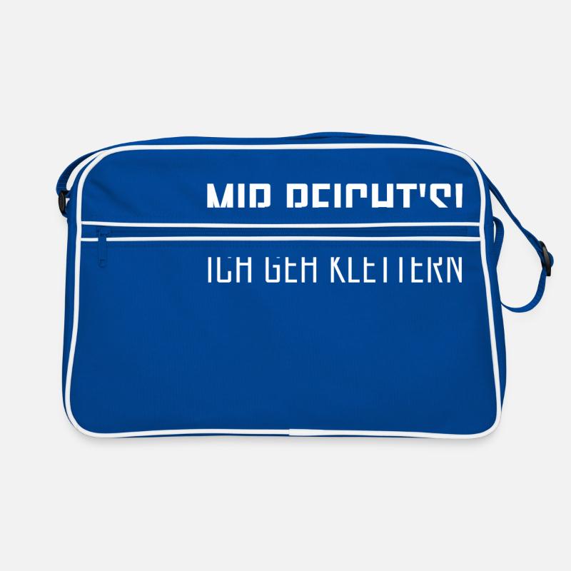 Enough for me I go climbing Retro Bag