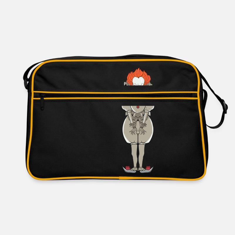 evil clown Retro Bag