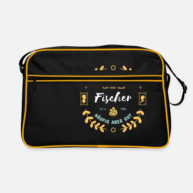 Fischer surname Retro Bag