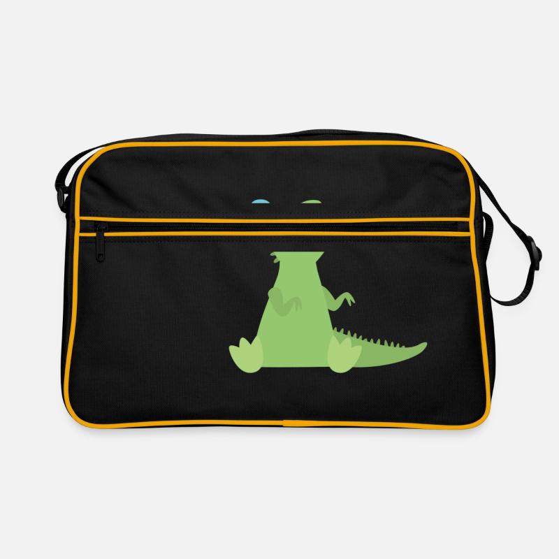 T Rex Fragezeichen Retro Tasche