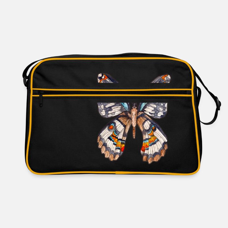 Papillon brun Sac Retro