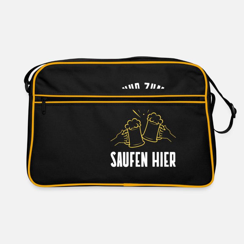 Juste pour boire ici Sac Retro