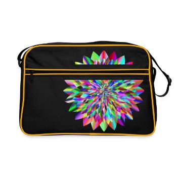 Colorful - Retro Bag - black/gold - Front