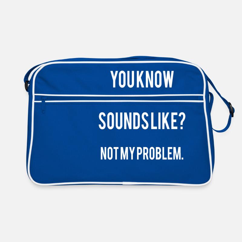 Sarkasmus Sprueche Retro Tasche