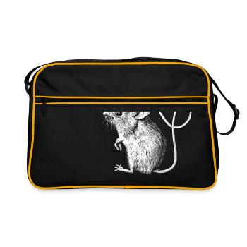 LoveMouse - Retro Bag - black/gold - Front