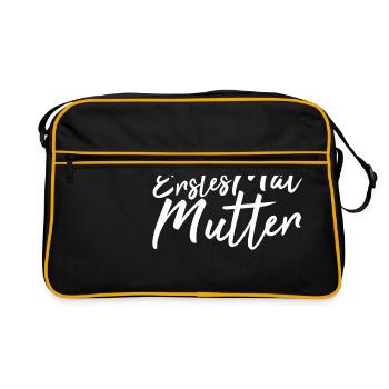 Mère première fois - Sac Retro - noir/or - Devant