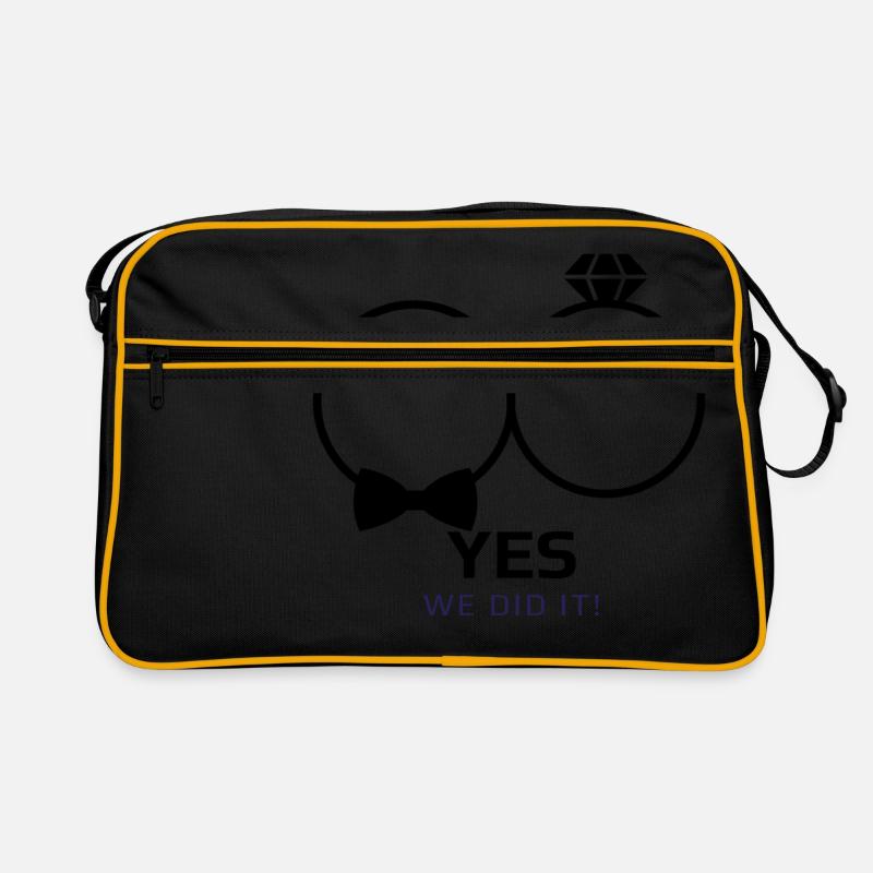 Mariage we did it Sac Retro