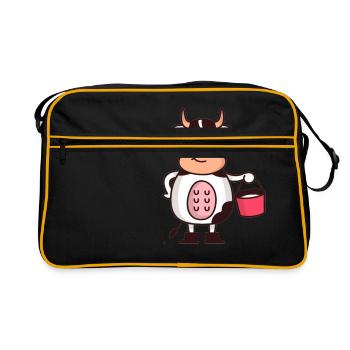 Vaches vache - Sac Retro - noir/or - Devant