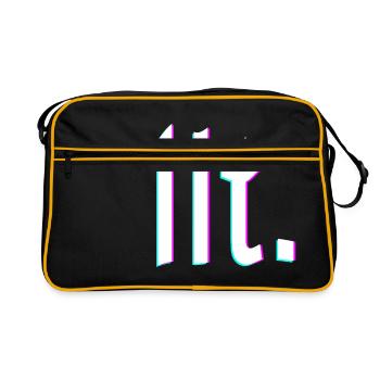 lit. problème de conception - Sac Retro - noir/or - Devant