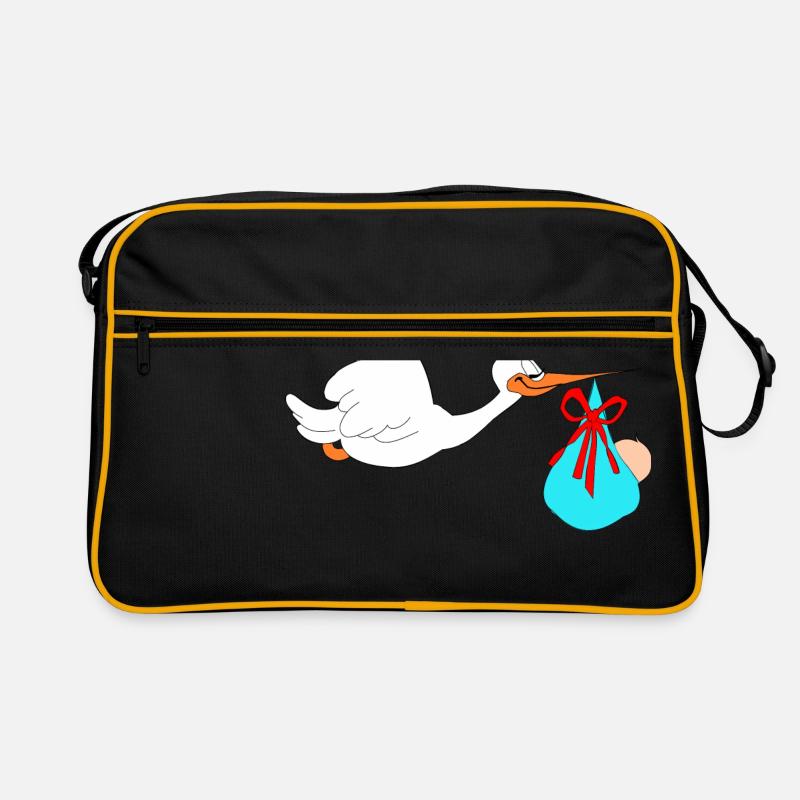 Stork apporte bébé Sac Retro