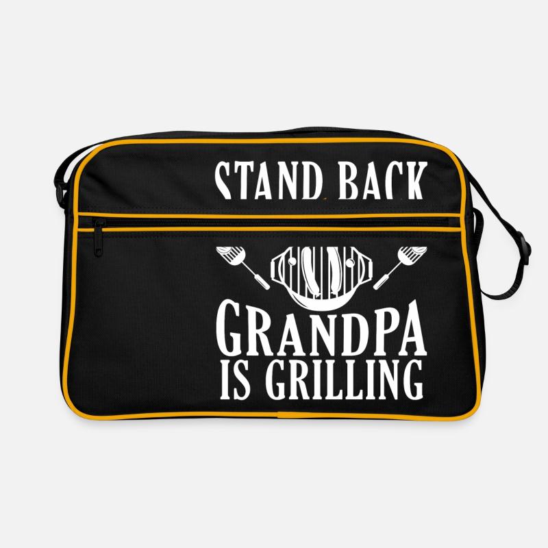 Méfiez-vous Papy est sur le grill - BBQ - BBQ Sac Retro