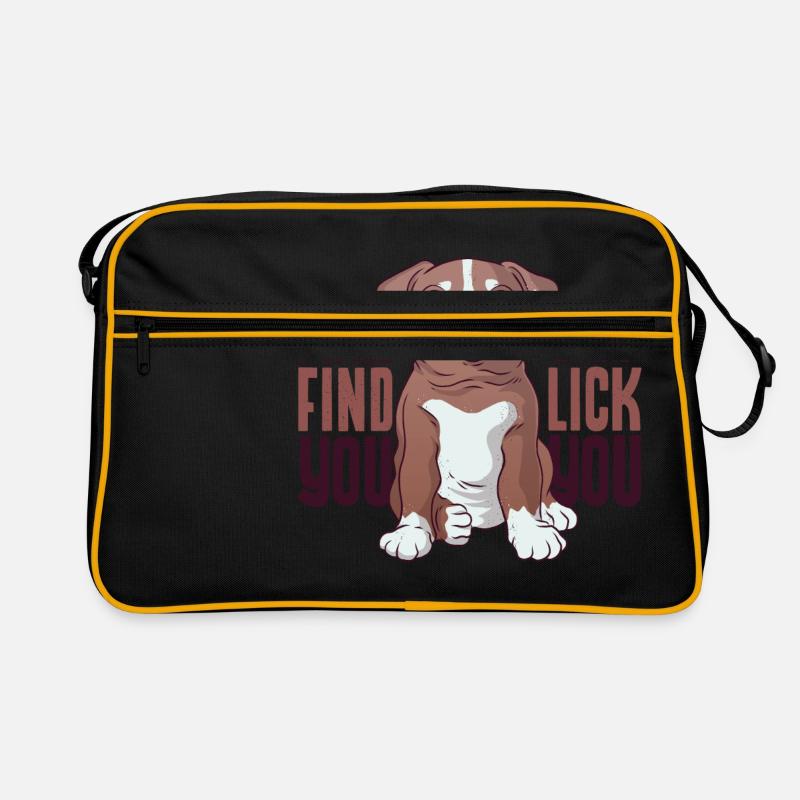 chiens aiment Sac Retro