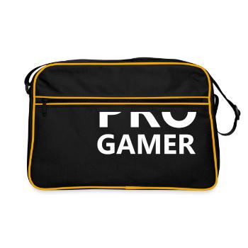 PRO GAMER - Retro Bag - black/gold - Front