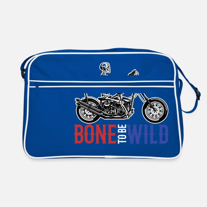 Skelett Retro Tasche