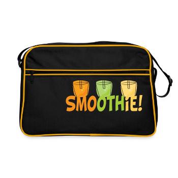 Smoothie - Retro Tasche - Schwarz/Gold - Vorne