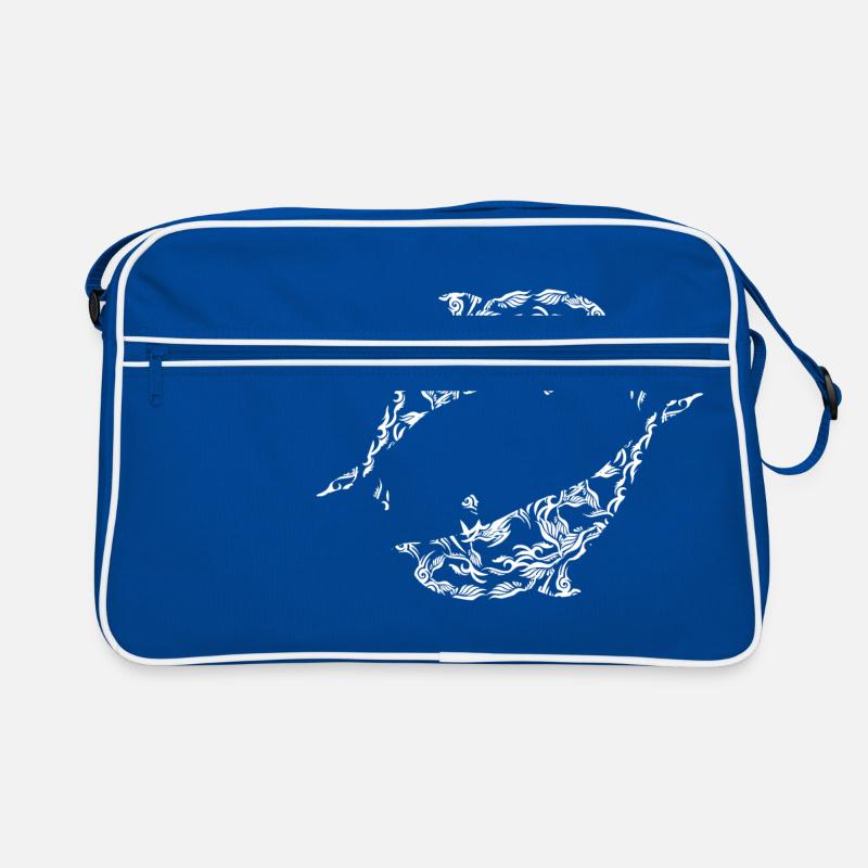 Maori Dolphin Tattoo Origin Forms - Gift Idea Retro Bag