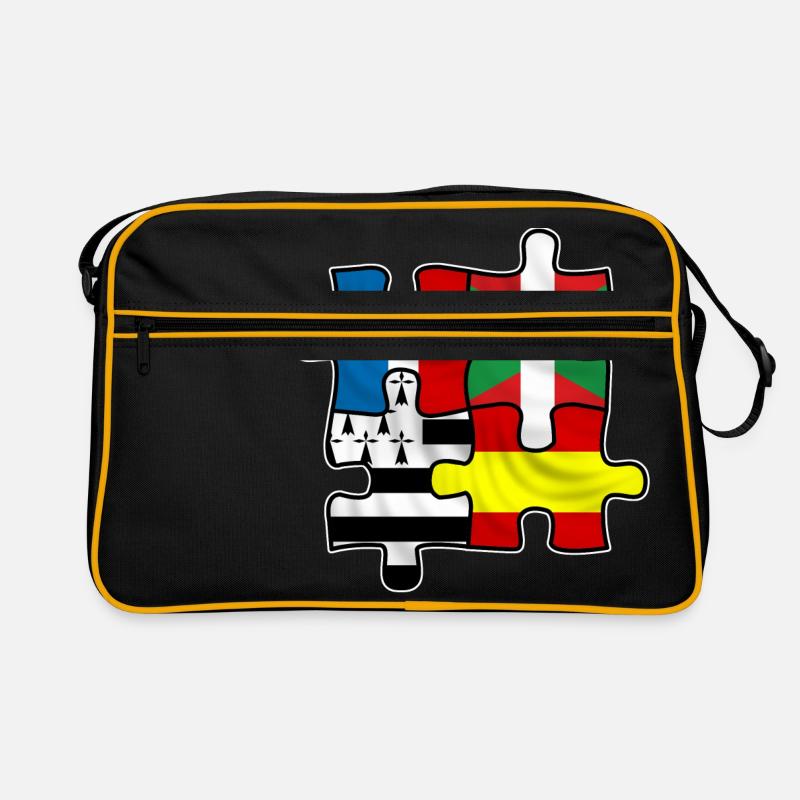 puzzle euskadi breizh - Sac Retro - noir/or