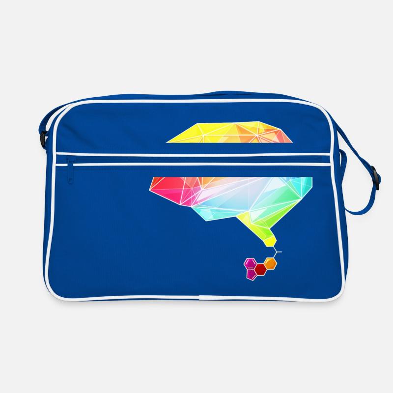 lsd brain Retro Tasche