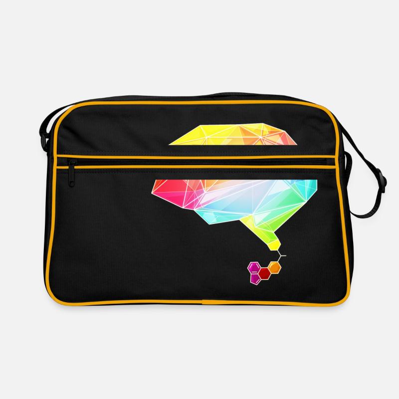 lsd brain Retro Tasche